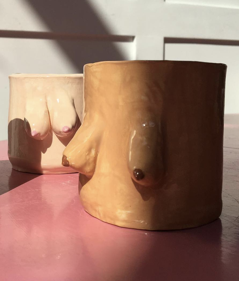 October workshop: Learn to make a boob mug or plant pot with Wade