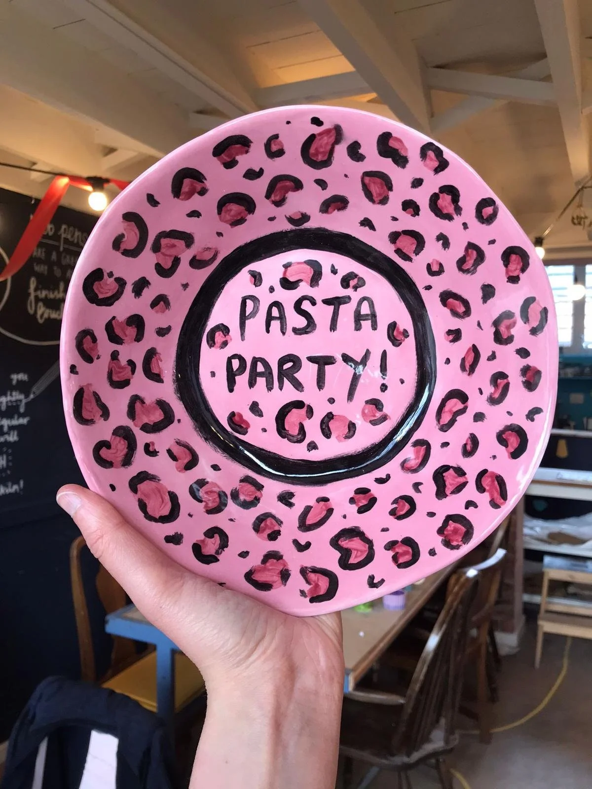 Pasta bowl pottery painting at Two by Two taproom in Byker - paint a pasta bowl 🍝
