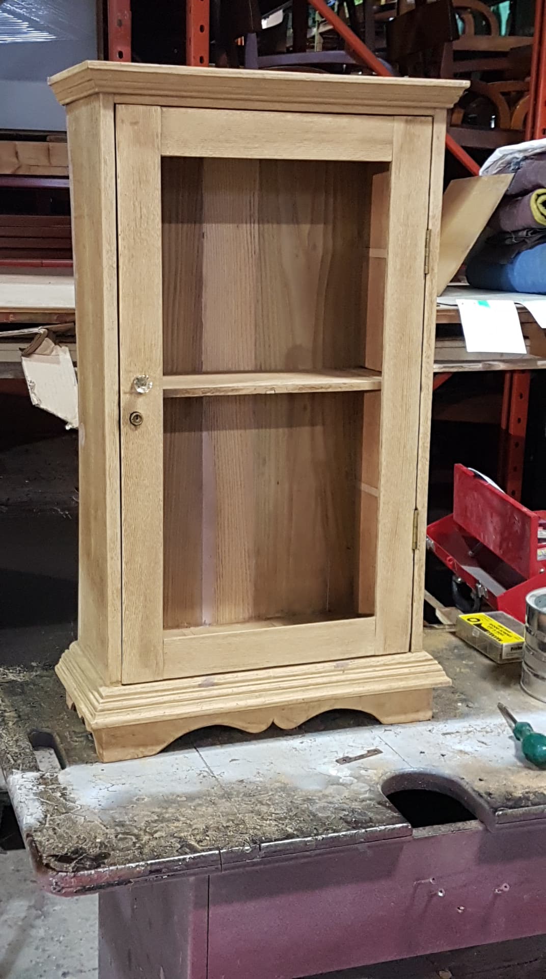 WORK IN PROCESS - Antique Medicine Cabinet 