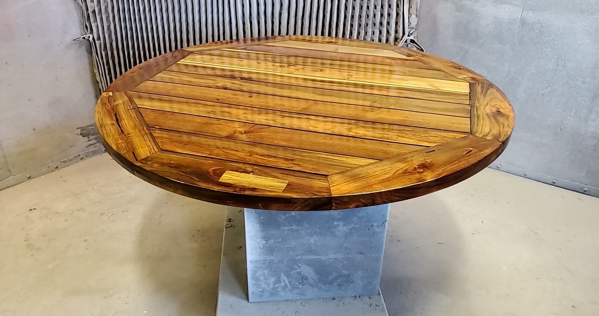 TUP TEAK outdoor table with marine varnish  AFTER  May 27 2021.jpg