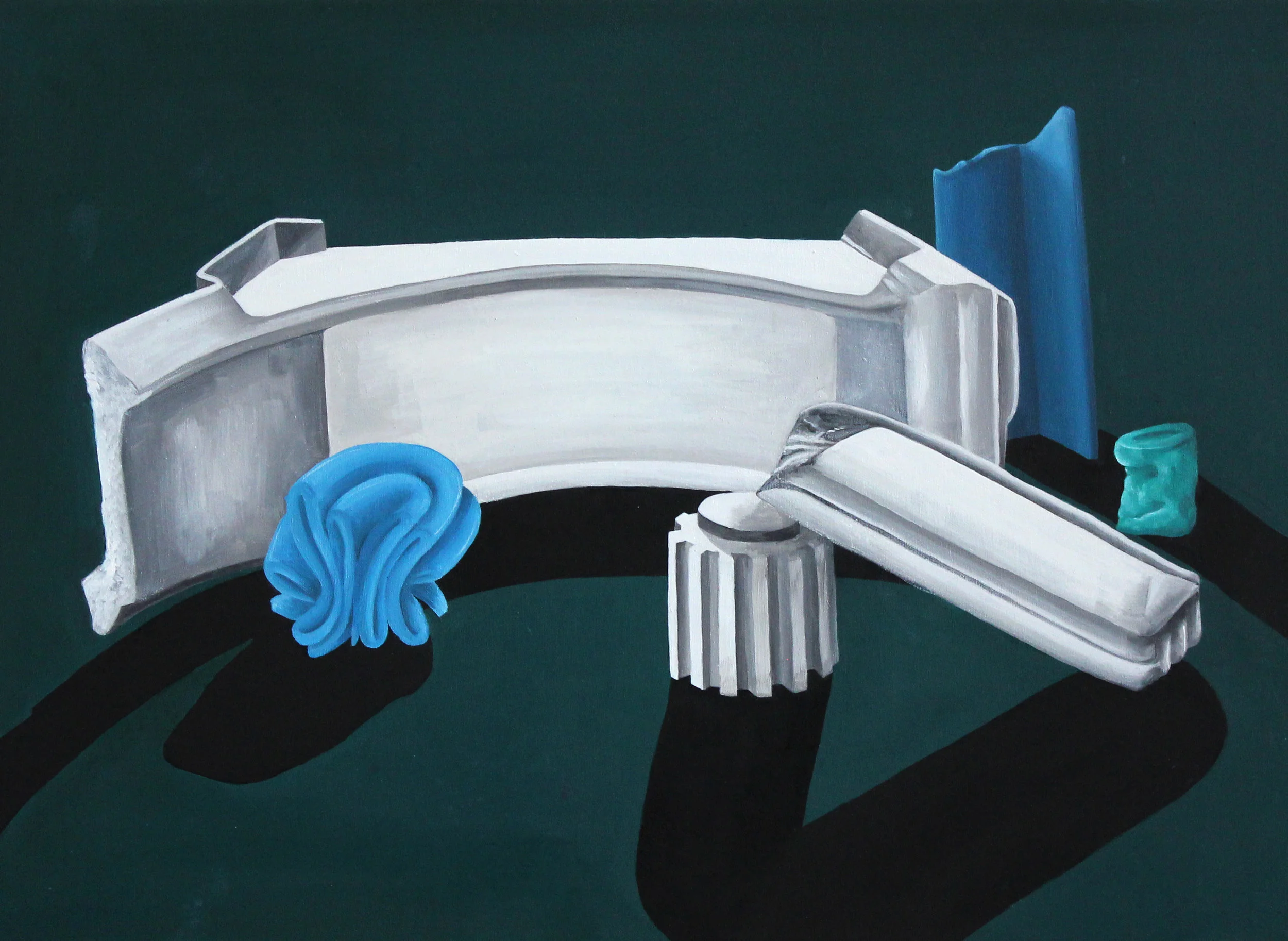 Soleil Blanc, 50 x 70 cm, 2018