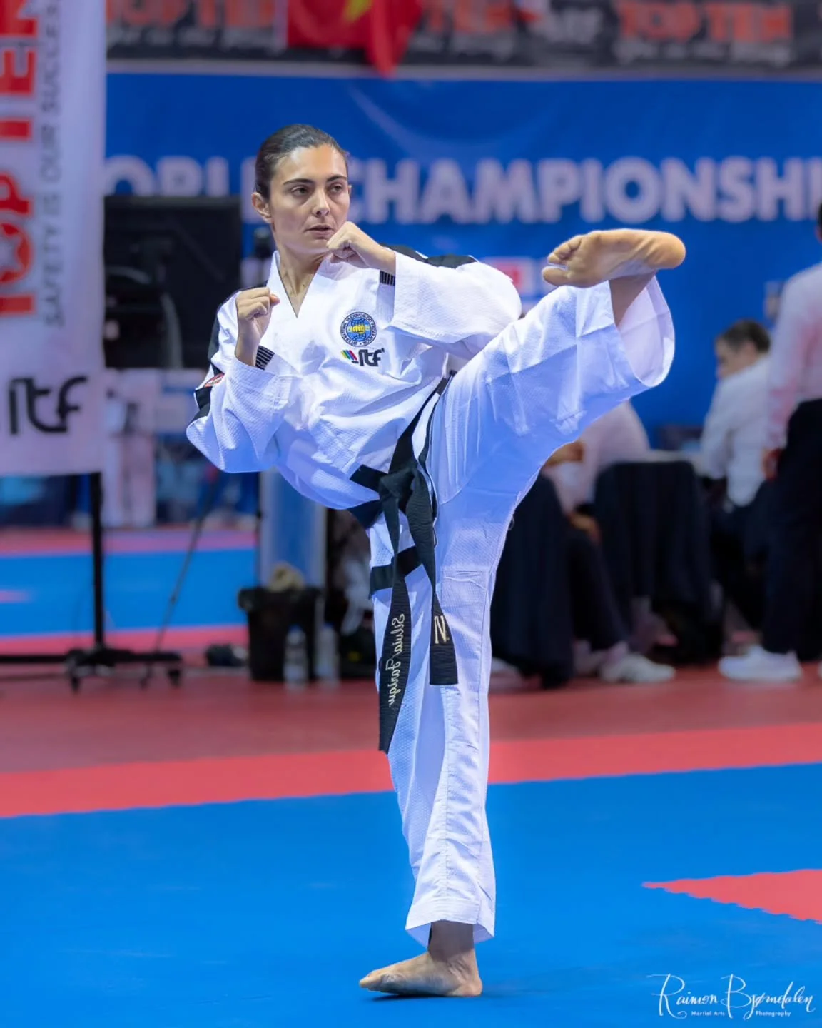 The champ in action 👌
&bull;
&bull;
&bull;
&bull;
#itfwtc2025 #itftaekwondo #martialarts