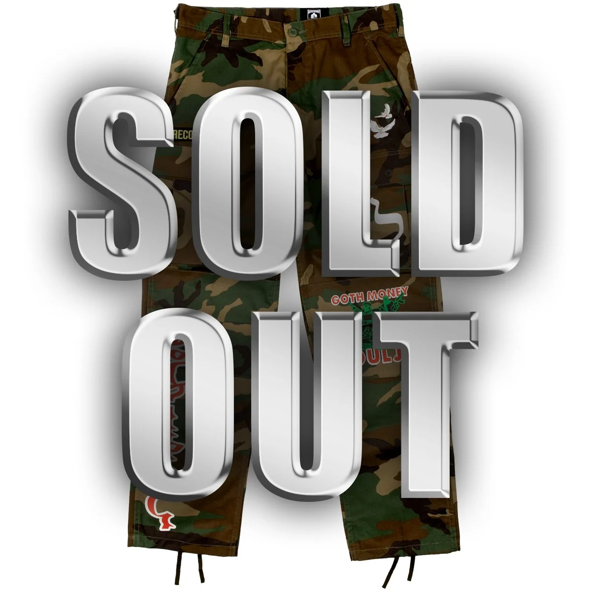 SOULJA BDU PANT - WOODLAND CAMO