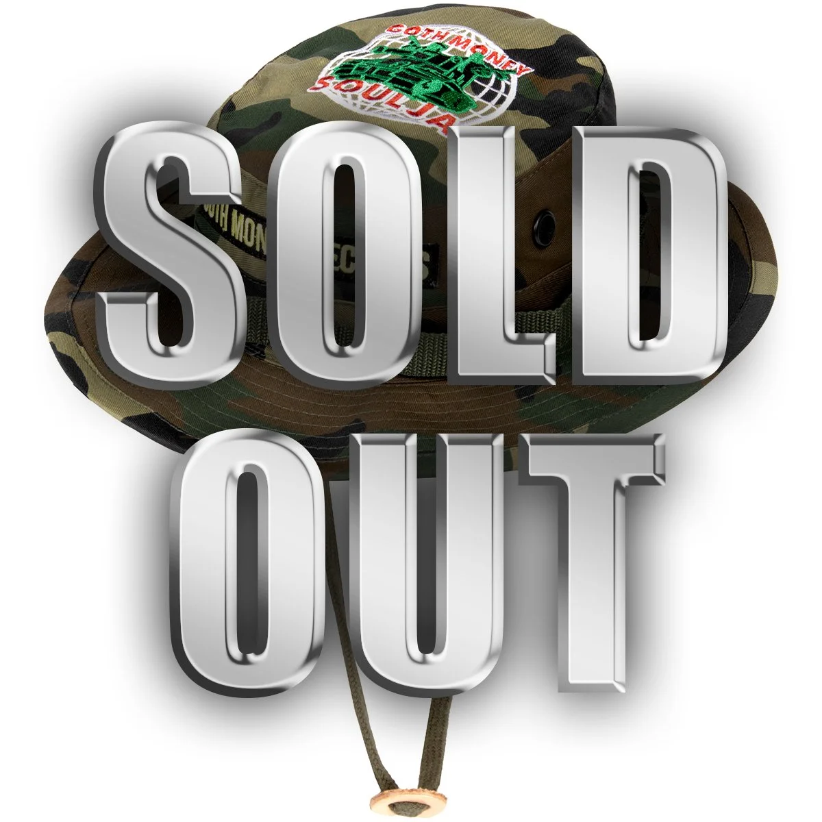 SOULJA BUCKET HAT - WOODLAND CAMO