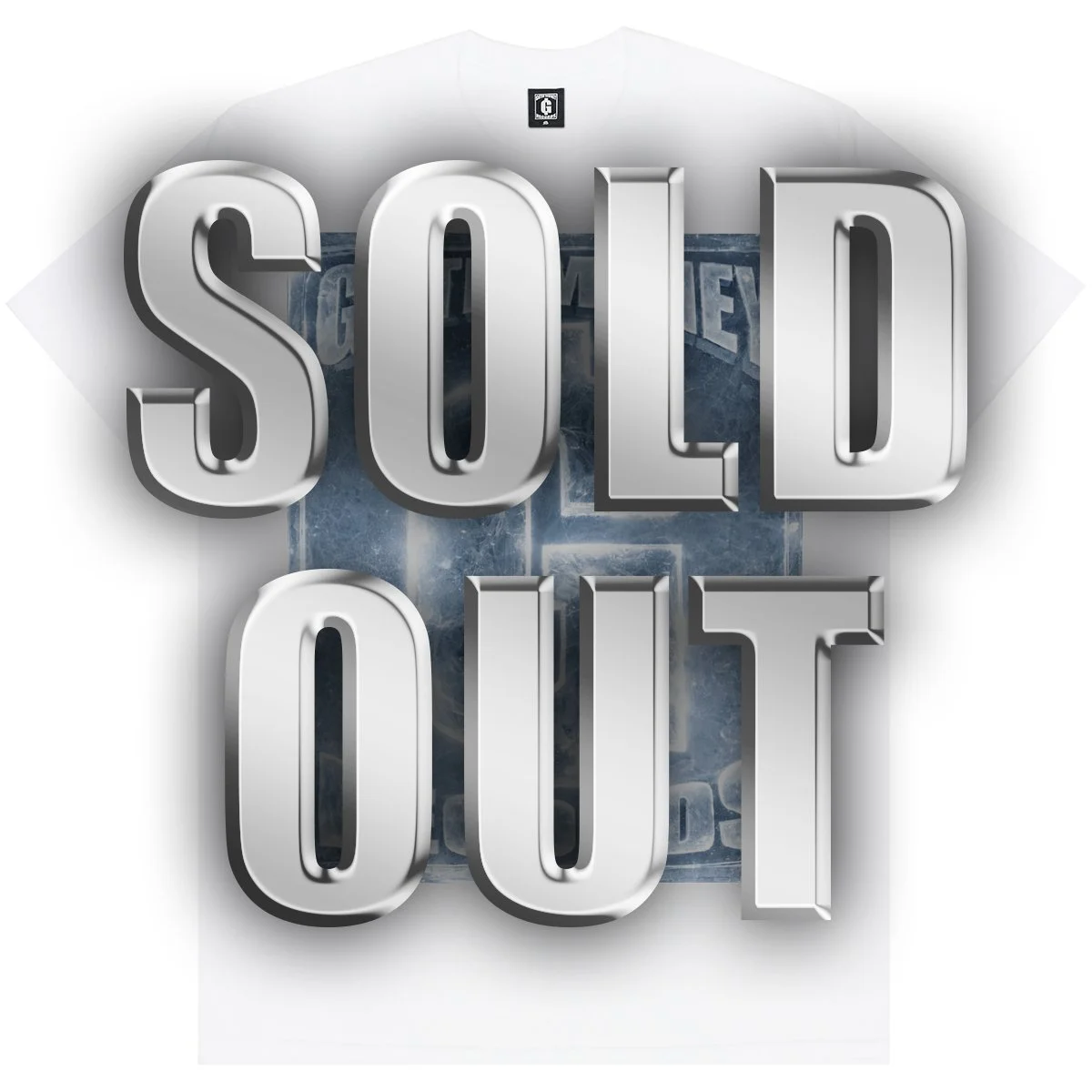 GMR FROZEN BOX LOGO TEE - WHITE