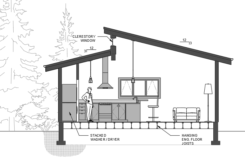 ADU Interior Section