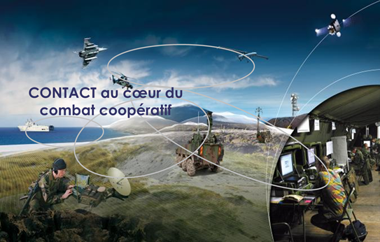 A Cholet (Maine et Loire), inauguration de la ligne de production des radios logicielles CONTACT qui équiperont prochainement les armées