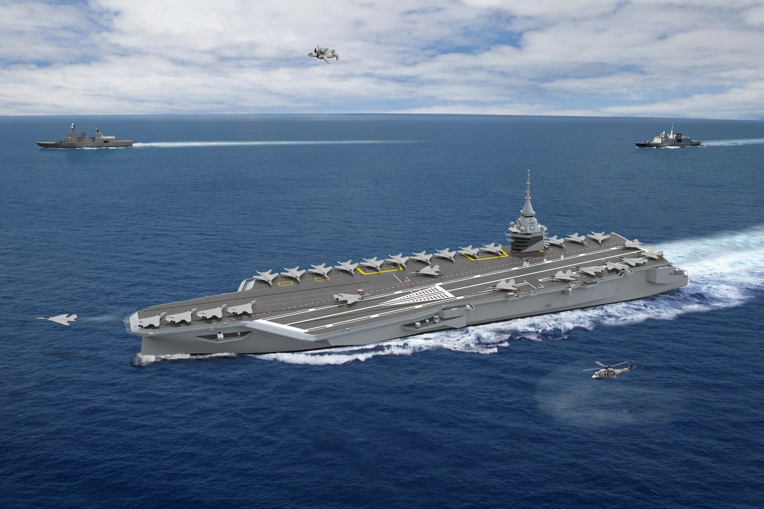 Une JV pour construire le futur porte-avions nucléaire français
