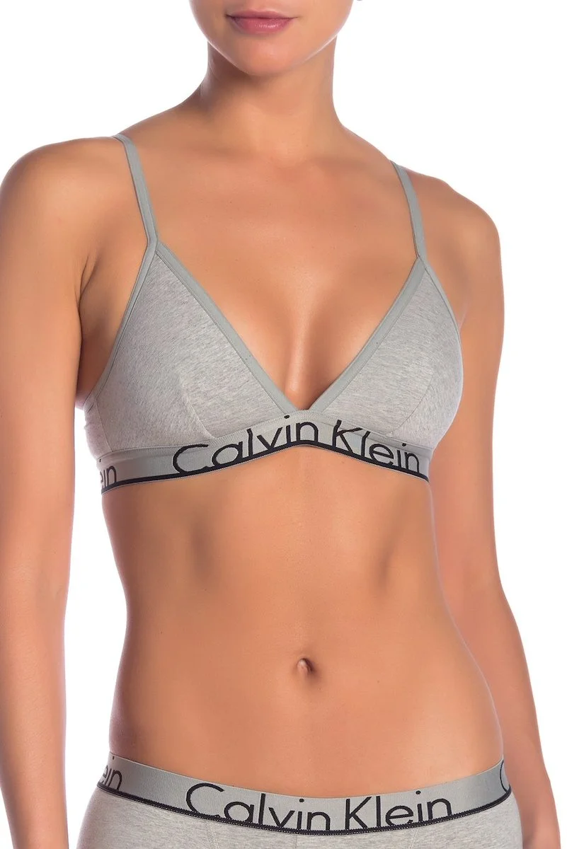 WOMEN'S CALVIN KLEIN TRIANGLE LOGO BRALETTE FOR $15.97