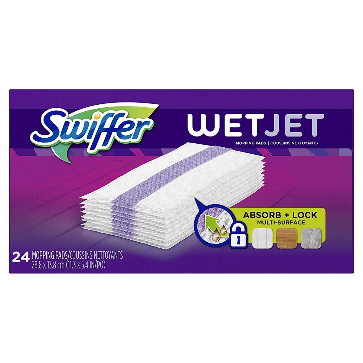 SWIFFER WETJET HARDWOOD MOP PAD REFILLS&nbsp;FOR $10.97