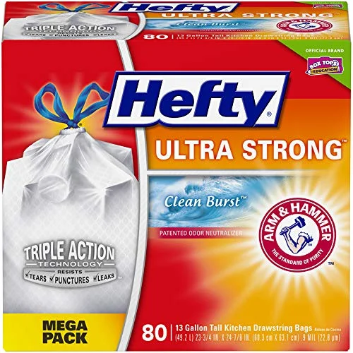HEFTY ULTRA STRONG TRASH BAGS $9.08