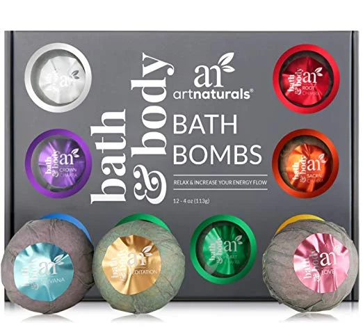 12 PACK OF BATH BOMBS FOR $13.95
