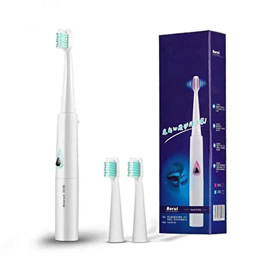ELECTRIC TOOTHBRUSH WITH REPLACEMENT HEADS FOR $8.99