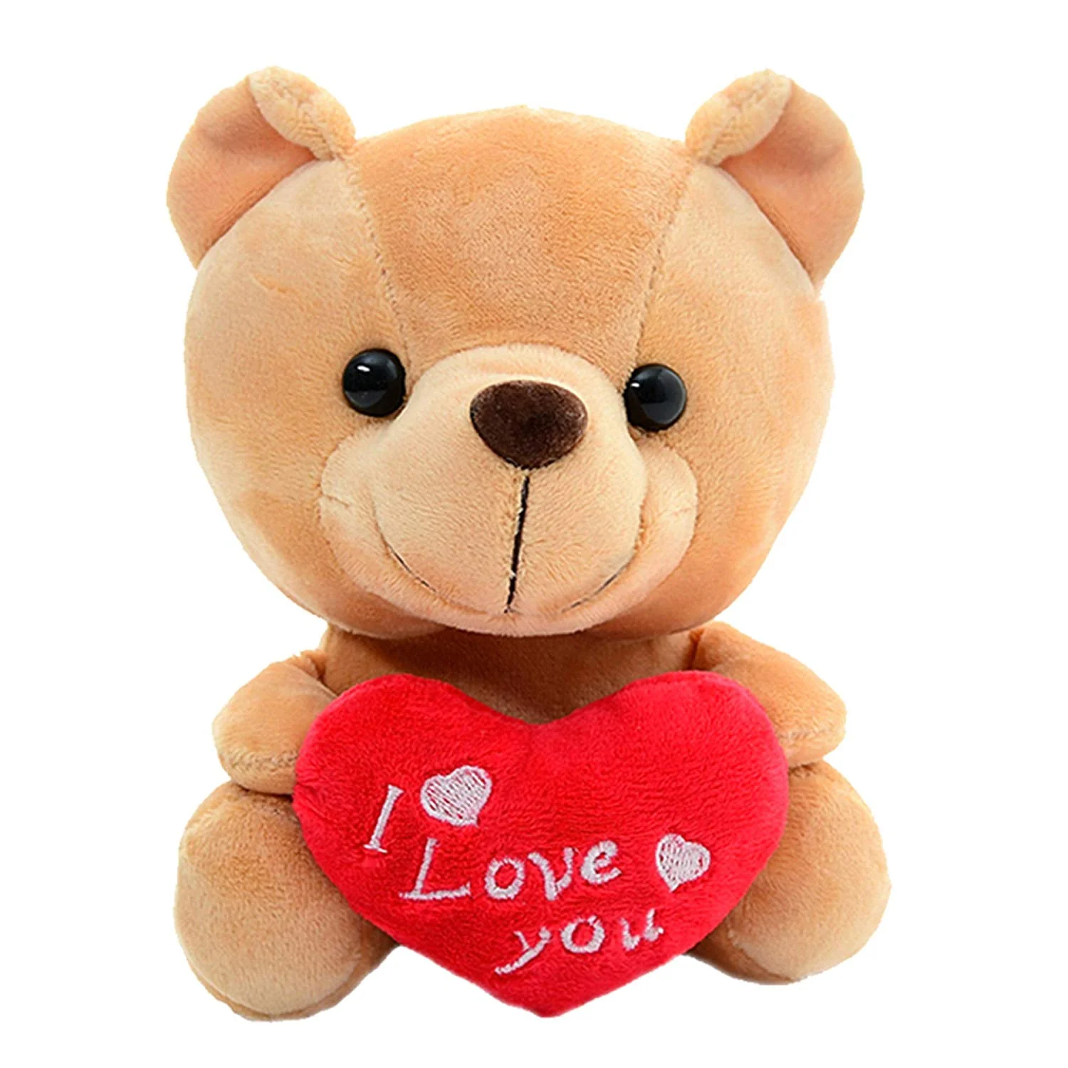 PLUSH TEDDY BEAR WITH HEART I LOVE YOU FOR $4.99