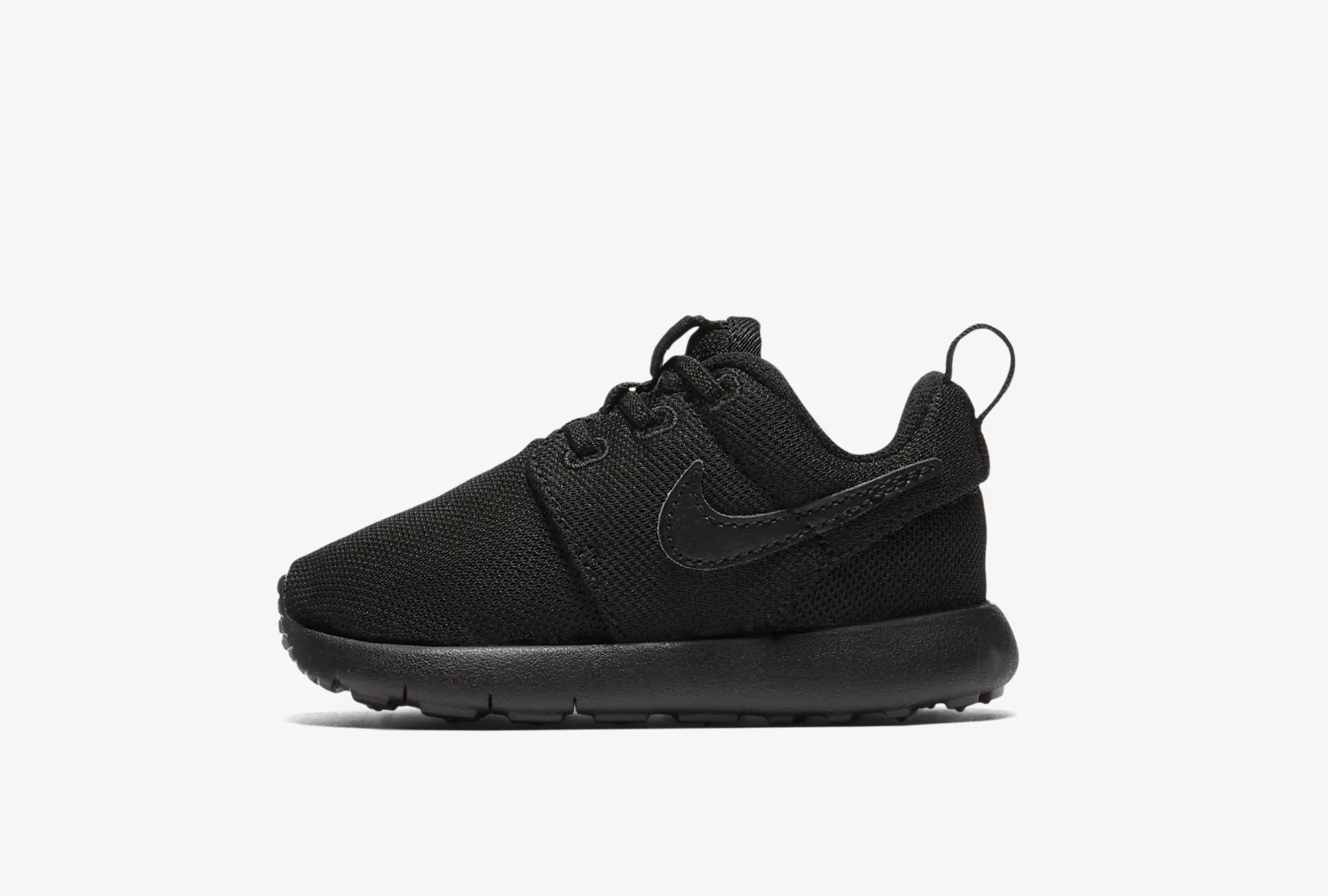 INFANT NIKE ROSHE ONE ‘TRIPLE BLACK’ FOR $30.38