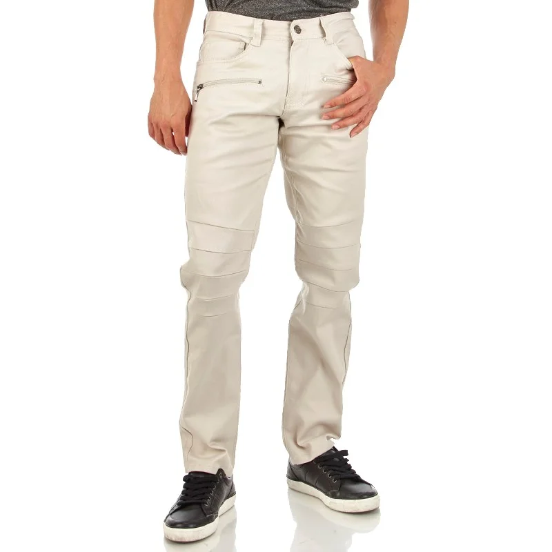 MENS TWILL SLIM FIT MOTO STRETCH PANTS FOR $10.99