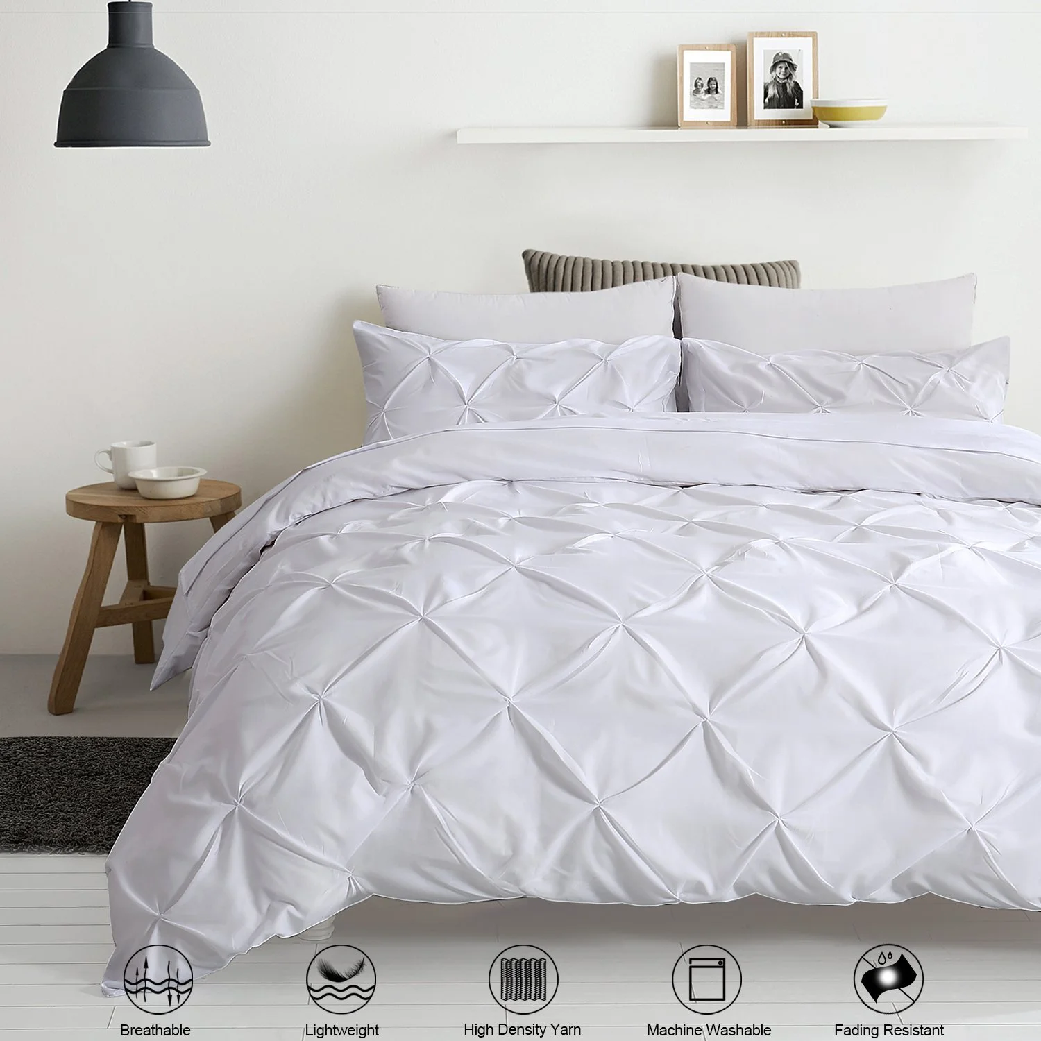 3 PIECE QUEEN DUVET COVER SET FOR $17.00