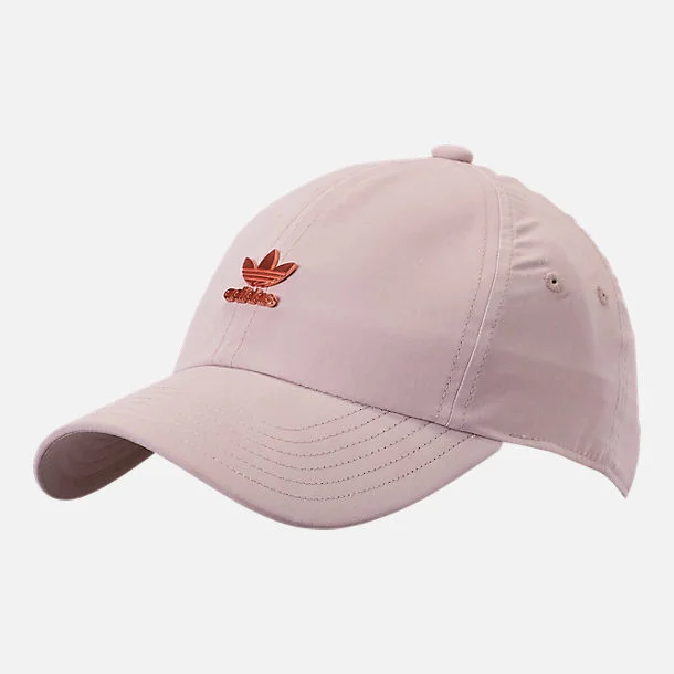 ADIDAS ORIGINALS METAL RELAXED ADJUSTABLE DAD HAT ‘CLEAR BROWN’ FOR $10.00