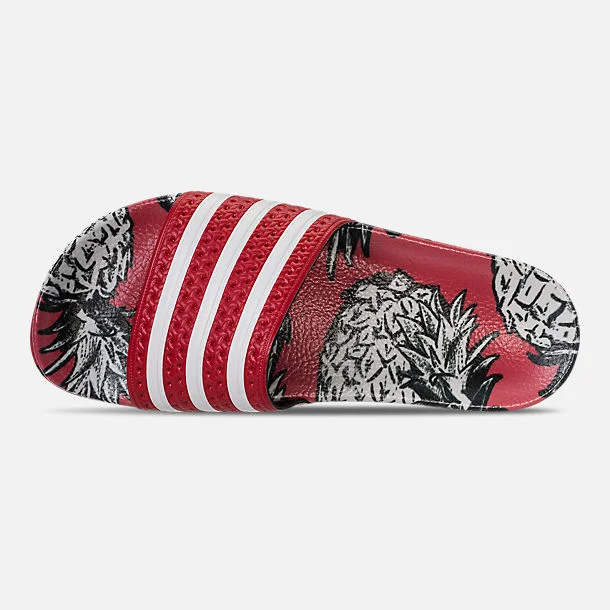 WOMEN'S ADIDAS ADILETTE PRINT SLIDES FOR $15.00