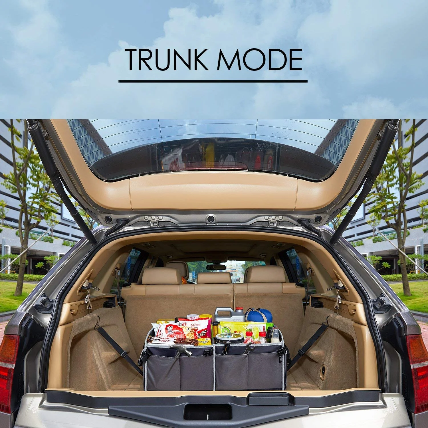 CAR TRUNK ORGANIZER FOR $13.91