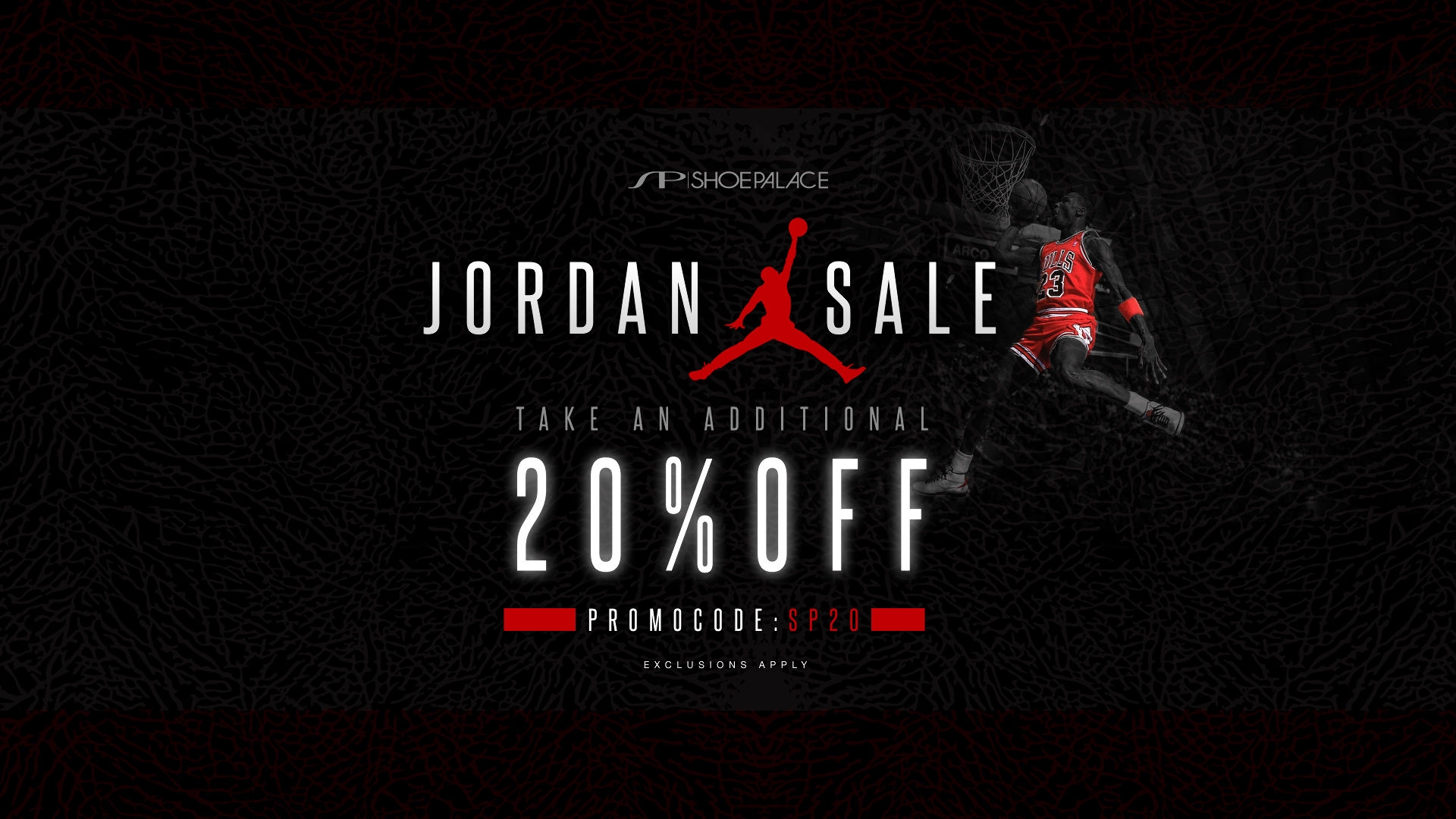 SHOE PALACE SALE: EXTRA 20% OFF JORDAN CLEARANCE ITEMS