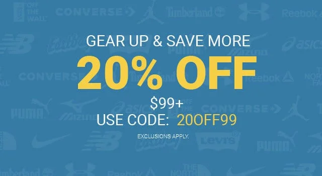 EASTBAY SALE: 20% OFF ORDERS OF $99 OR MORE