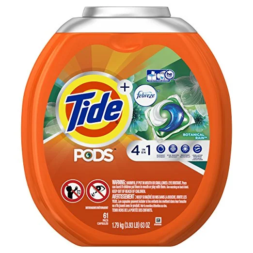 61 COUNT OF TIDE 4 IN 1 LAUNDRY PODS FOR $15.97