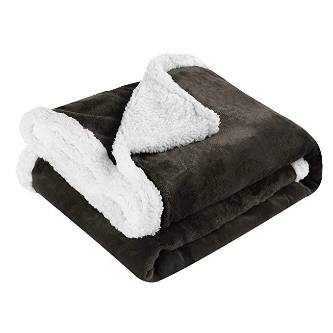 LARGE SIZE PLUSH SHERPA BLANKET FOR $7.50