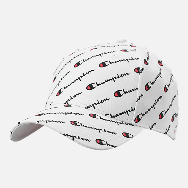 CHAMPION ALLOVER PRINT CLASSIC TWILL SNAPBACK HAT FOR $10.00