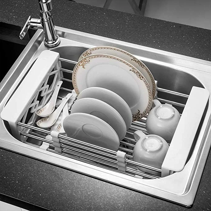 STAINLESS STEEL DISH DRYING RACK FOR $9.49