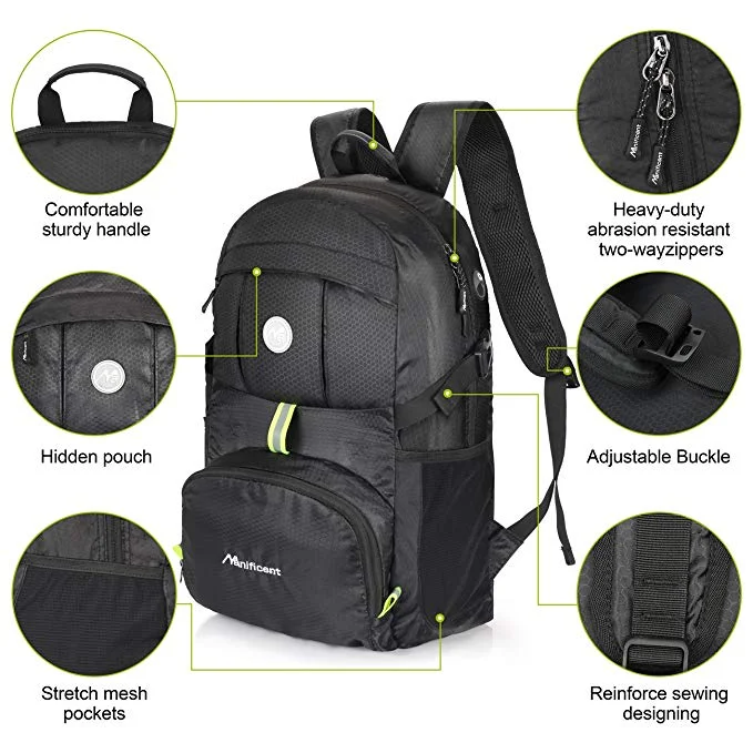 LIGHTWEIGHT PACKABLE BACKPACK FOR $6.88