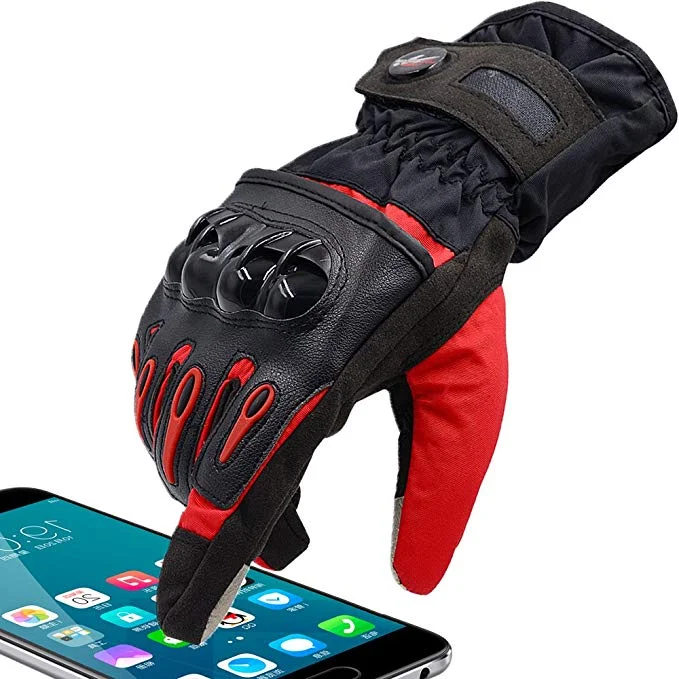 TOUCH SCREEN MOTORCYCLE GLOVES FOR $6.60