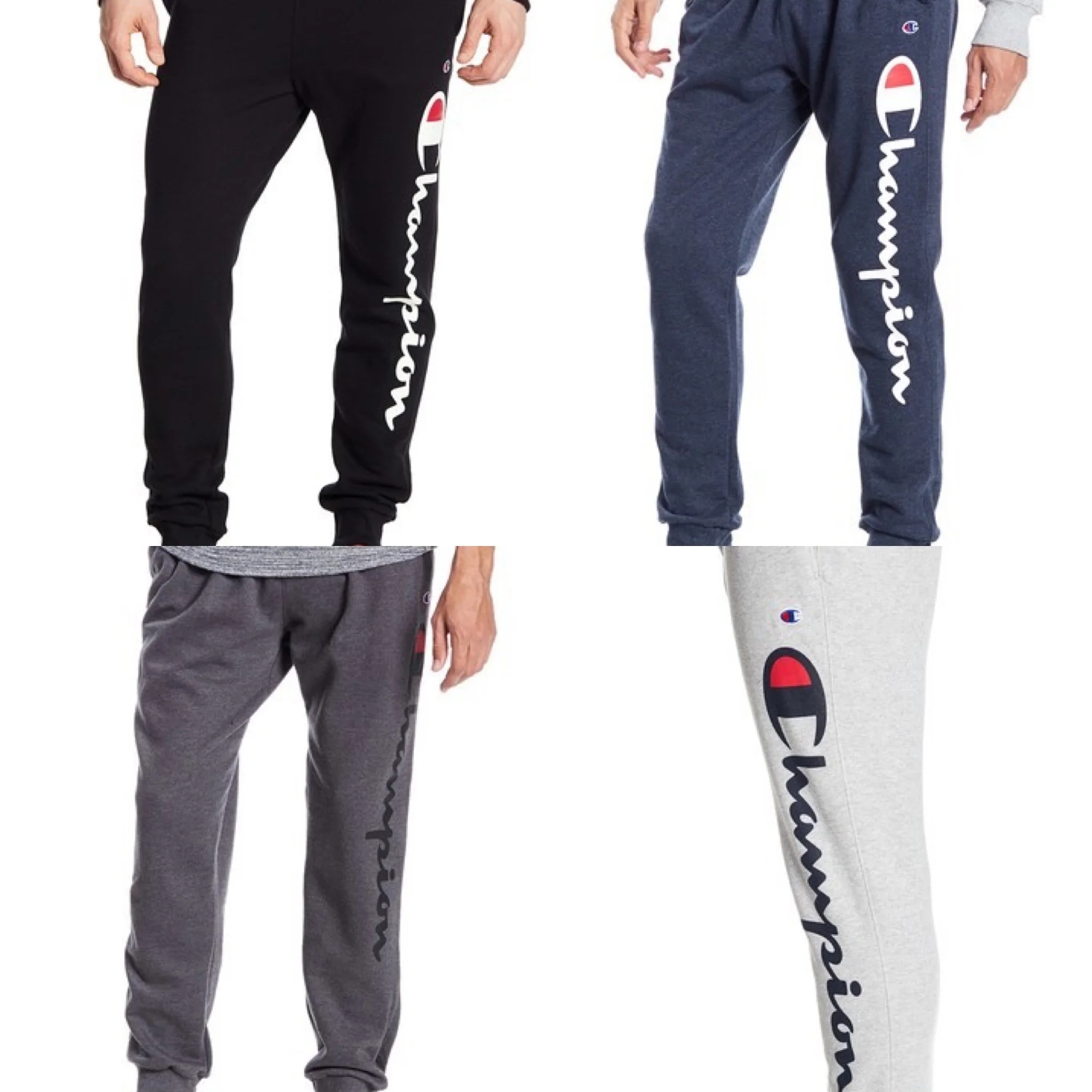CHAMPION POWERBLEND SCRIPT LOGO JOGGERS FOR $24.97