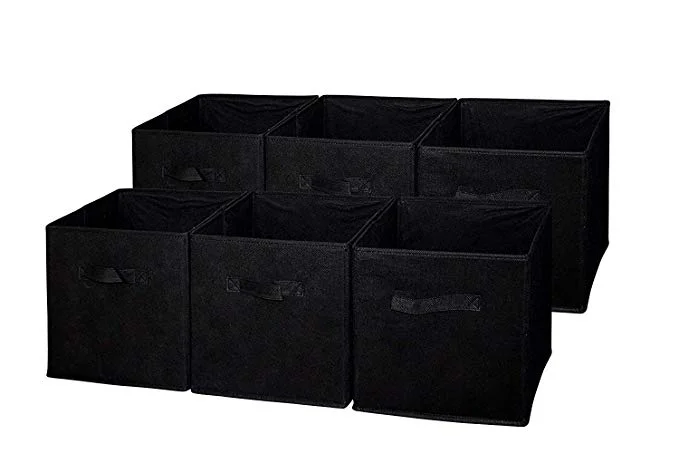 6-PACK OF FOLDABLE STORAGE BASKET BINS FOR $19.99