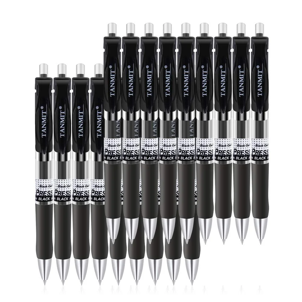 18-PACK OF RETRACTABLE BLACK INK ROLLERBALL PENS FOR $6.79