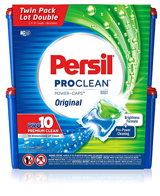 62-COUNT OF PERSIL PROCLEAN POWER-CAPS LAUNDRY DETERGENT FOR $13.48