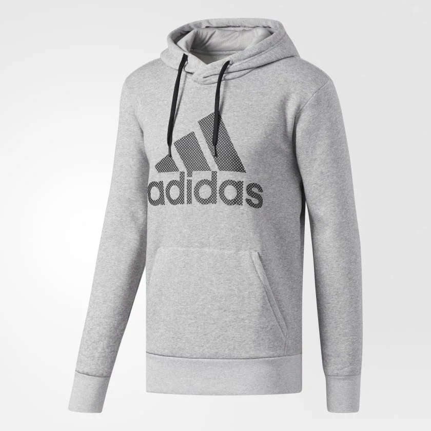 ADIDAS ESSENTIALS LOGO HOODIE FOR $28.00