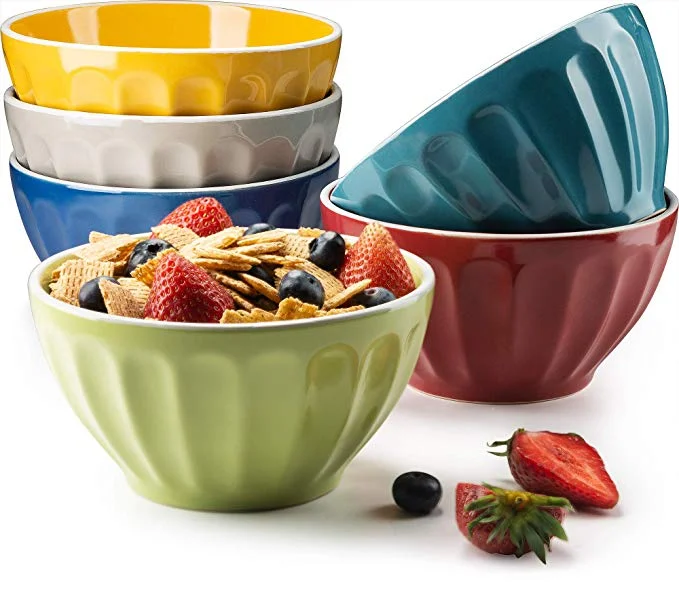 SET OF 6 CERAMIC BOWLS FOR $12.87
