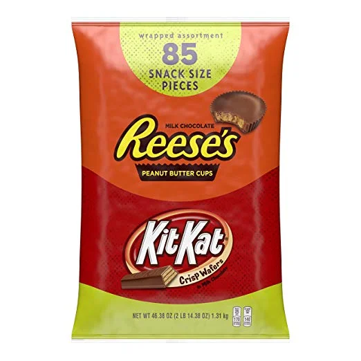 REESE'S AND KIT KAT SNACK SIZE PACK (85 PIECES) FOR $6.68