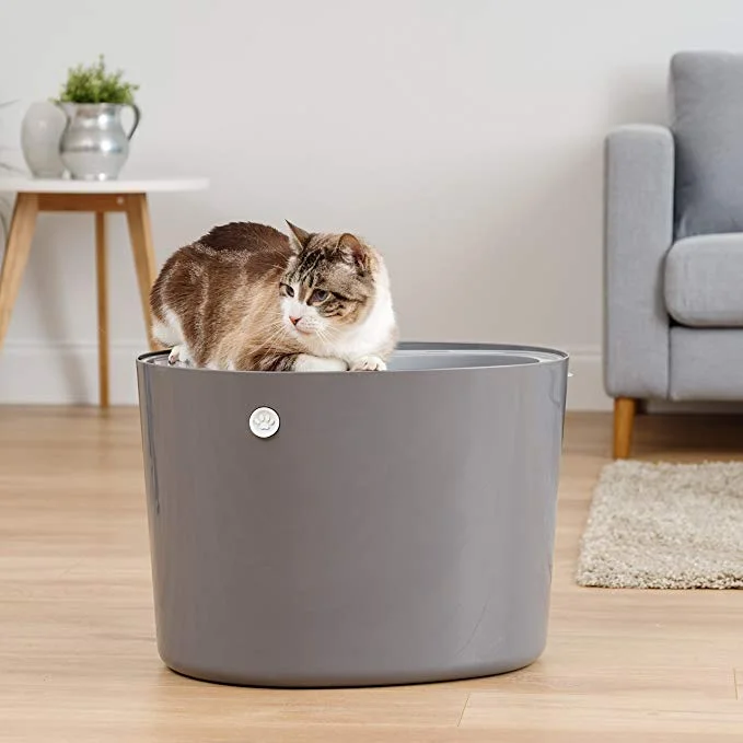 TOP ENTRY CAT LITTER BOX FOR $14.48