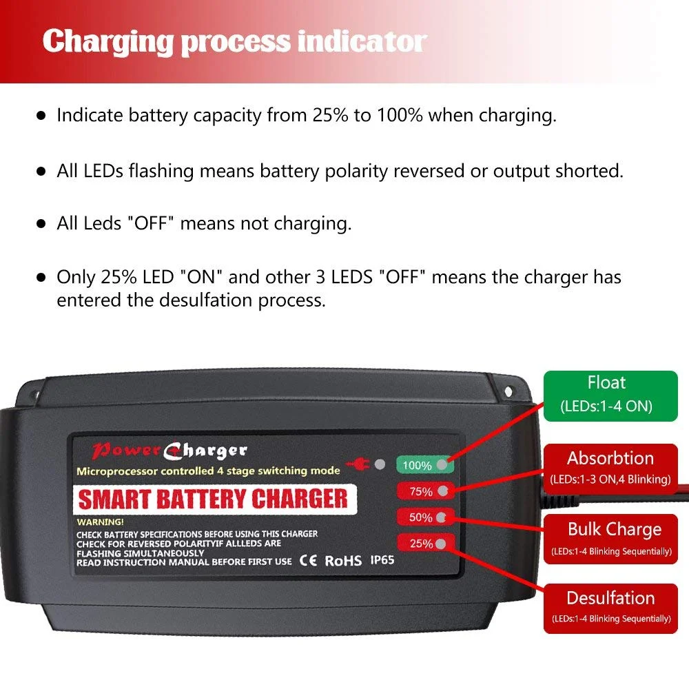 SMART CAR BATTERY CHARGER FOR $24.87