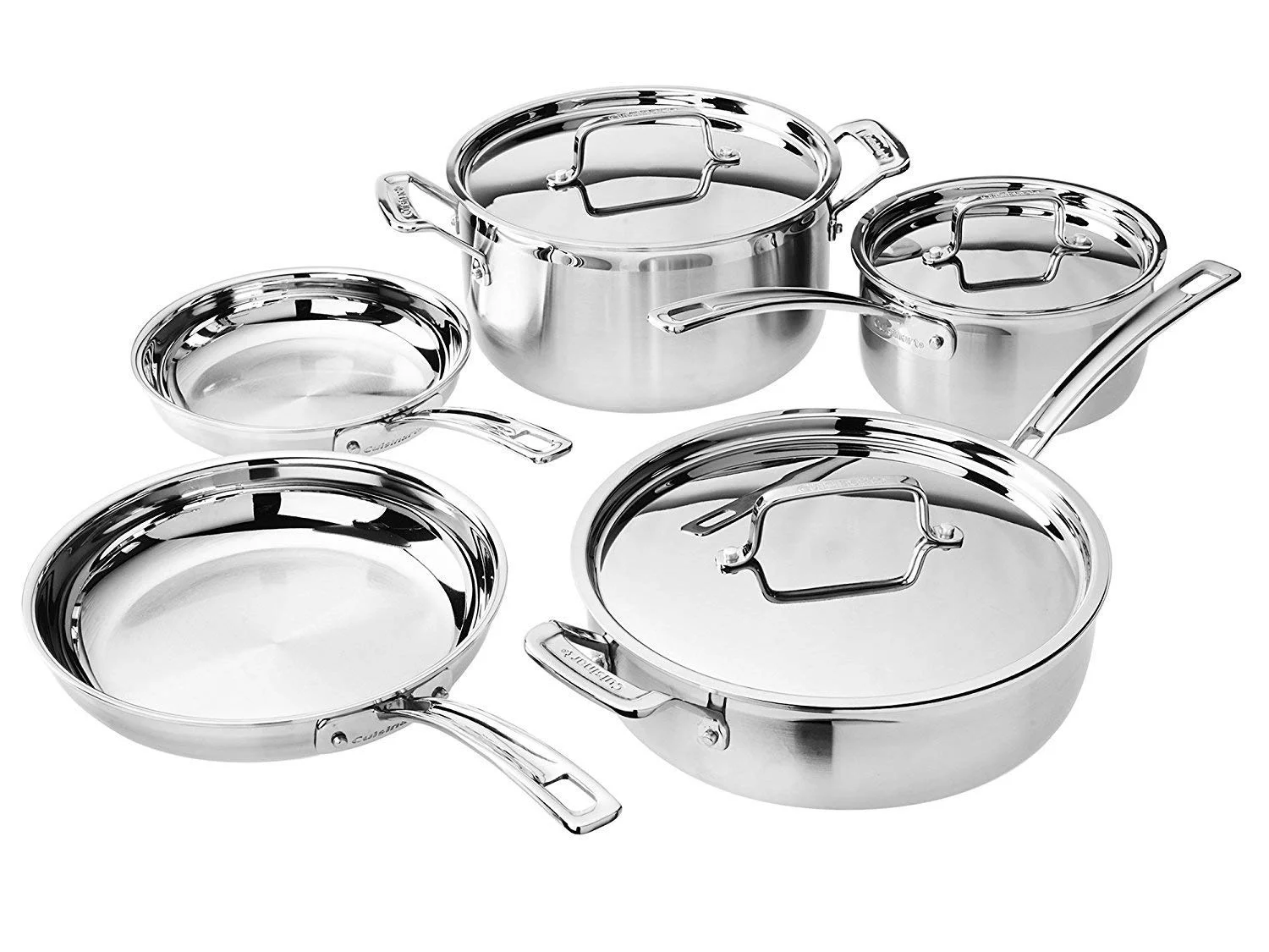 CUISINART MULTICLAD PRO COOKWARE SET (8-PIECE) $129.99
