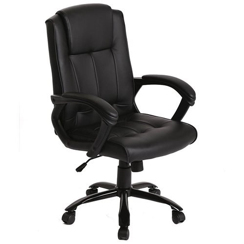 LEATHER ERGONOMIC OFFICE EXECUTIVE COMPUTER FOR $55.99