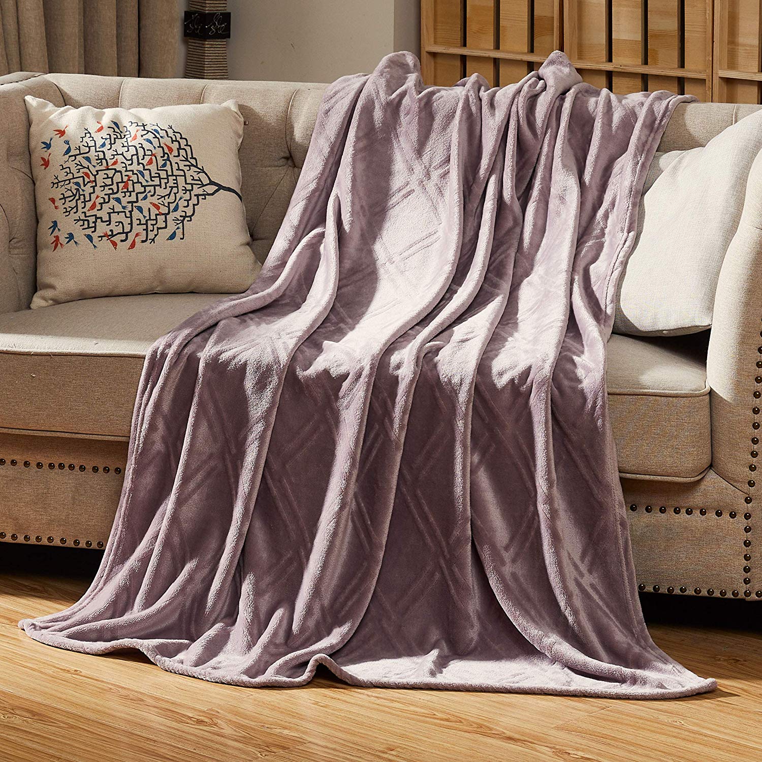 SOFT FLANNEL THROW BLANKET FOR $9.99