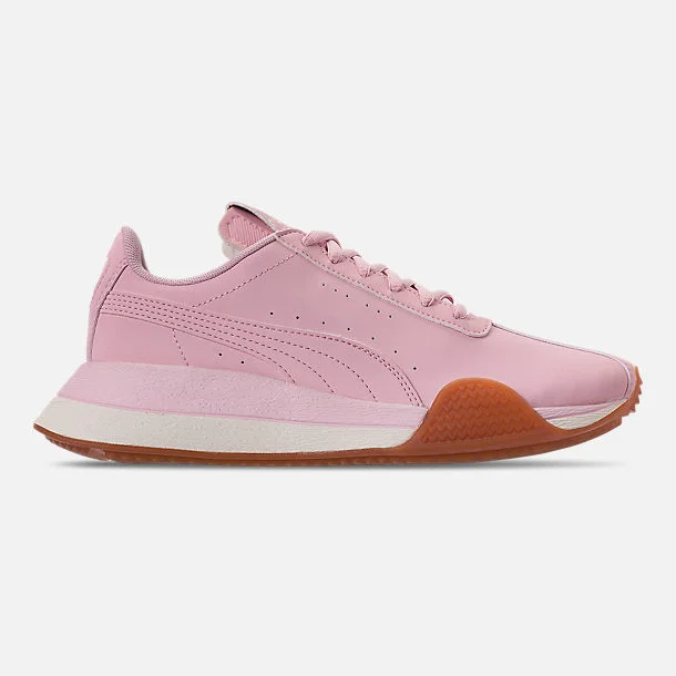 KIDS' PUMA TURIN FUTURO NUBUCK JR. 'ORCHID' FOR $25.00