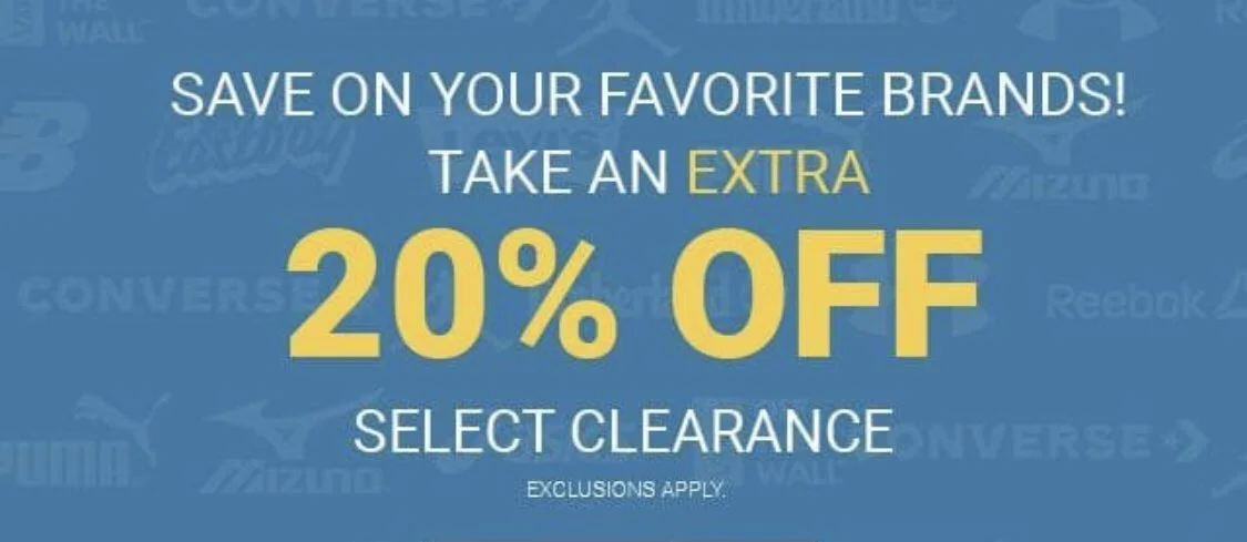 EASTBAY SALE: EXTRA 20% OFF SELECT CLEARANCE ITEMS