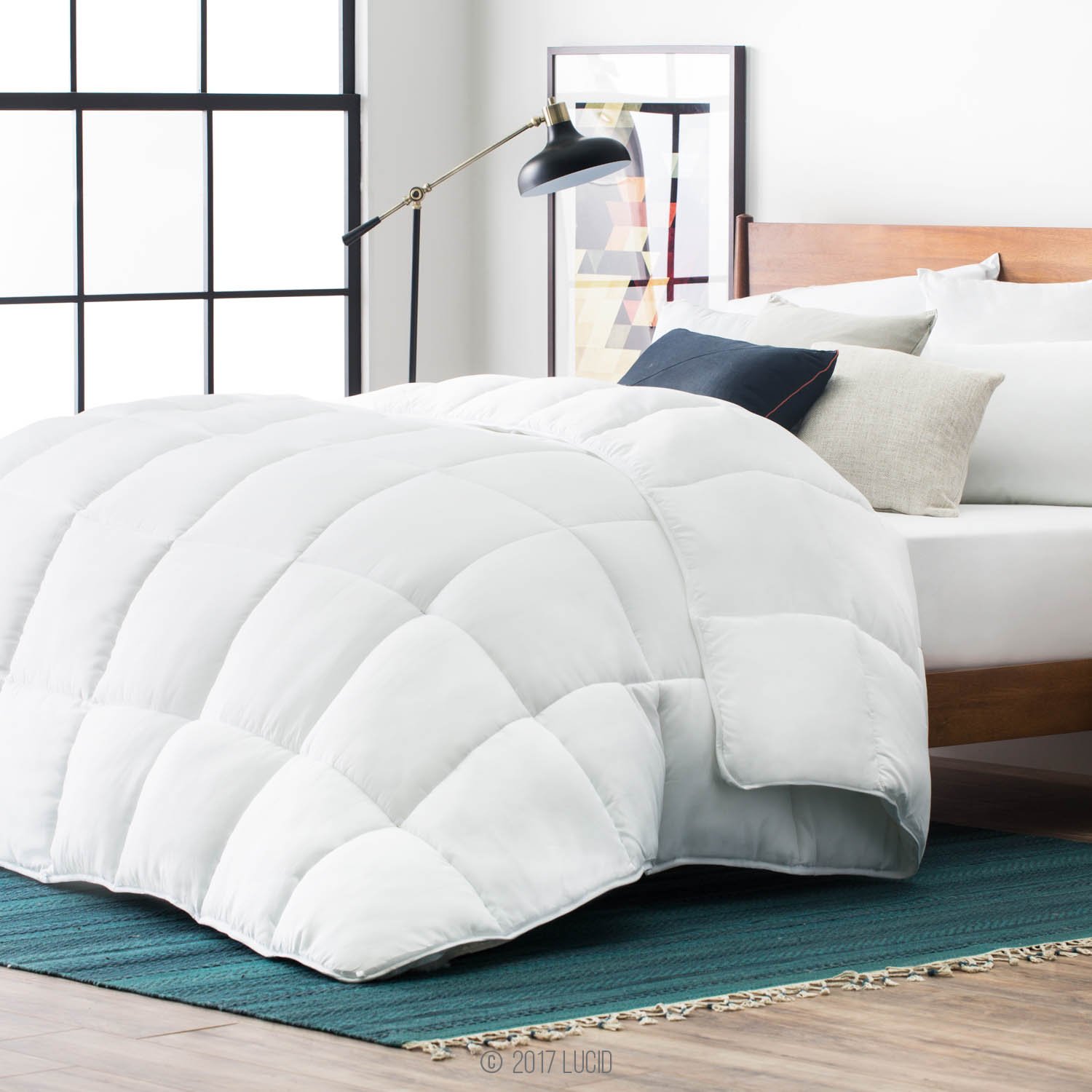 HYPOALLERGENIC DOWN ALTERNATIVE COMFORTER FOR $37.49