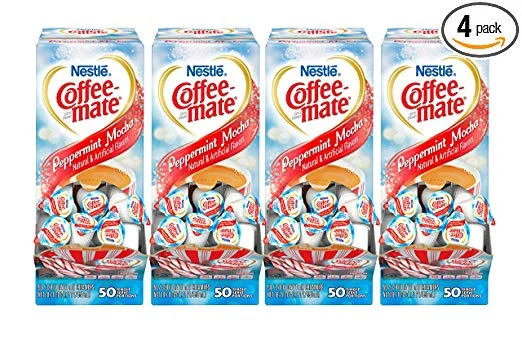 NESTLE COFFE-MATE CREAMER PEPPERMINT MOCHA (PACK OF 200) FOR $7.96