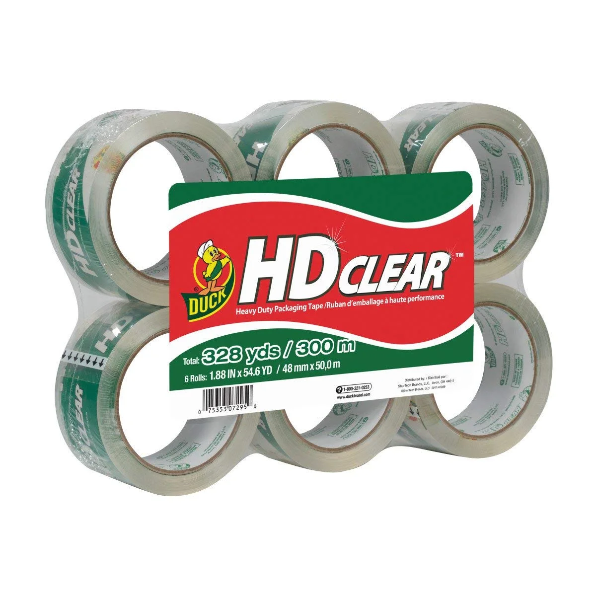 6 ROLLS OF HEAVY DUTY PACKAGING TAPE FOR $9.34
