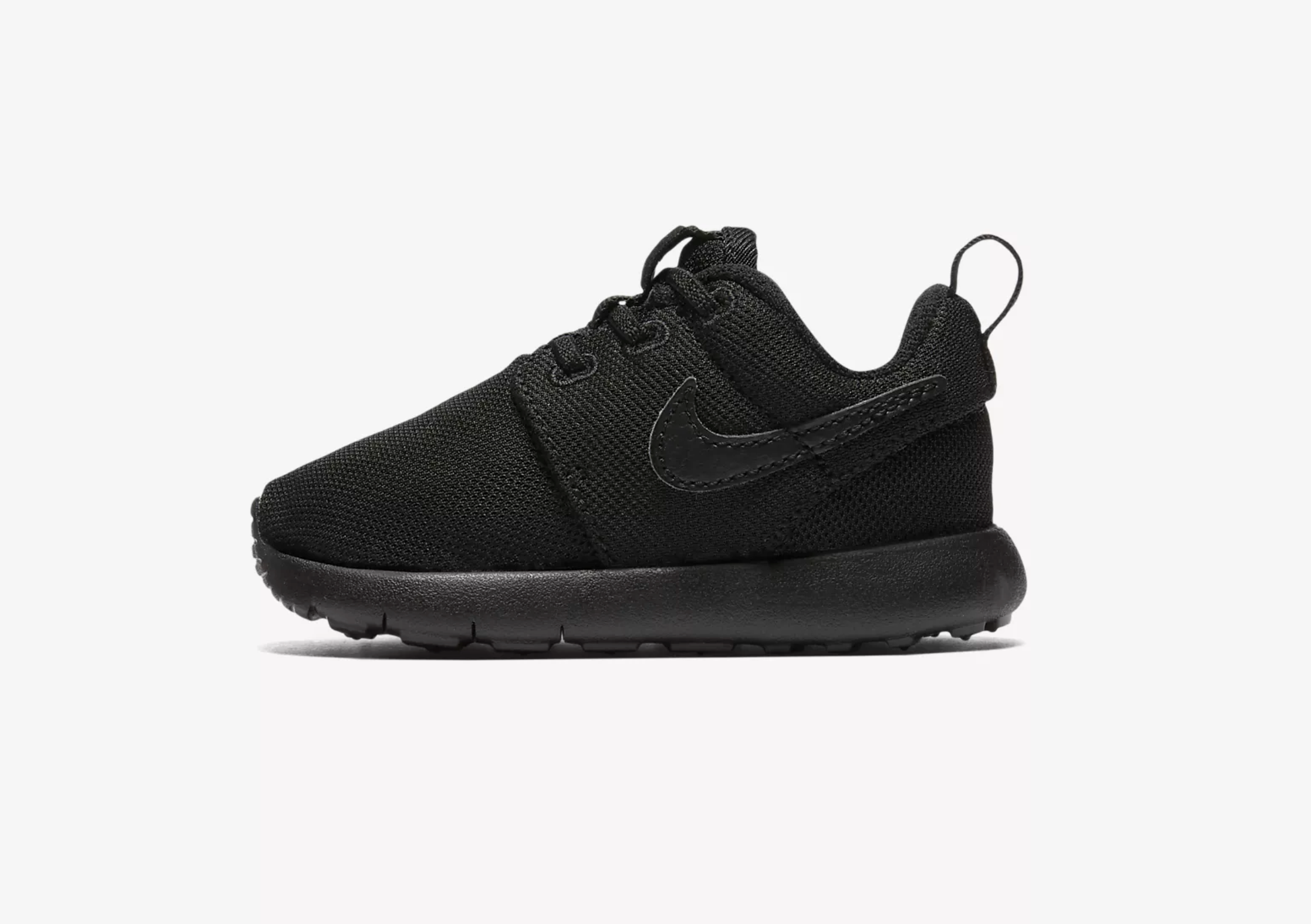TODDLER NIKE ROSHE ONE 'TRIPLE BLACK' FOR $31.98